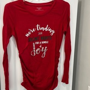 Motherhood maternity ‘silent night’ tshirt